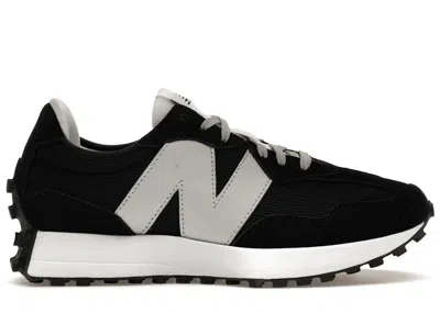 Pre-owned New Balance Men's  327 Silver Sneakers In Black/metallic Silver