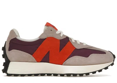 Pre-owned New Balance Men's  327 Size? Sneakers In Red/purple/tan In Multi