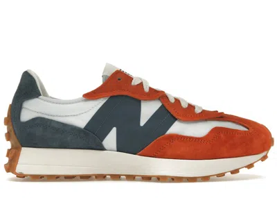Pre-owned New Balance Men's  327 Sneakers In Cayenne/vintage Indigo In Multi