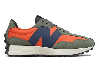 Pre-owned New Balance Men's  327 Sneakers In Dark Blaze/natural Indigo