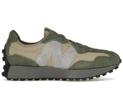 Pre-owned New Balance Men's  327 Sneakers In Deep Olive Green/driftwood