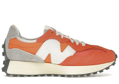 Pre-owned New Balance Men's  327 Sneakers In Gulf Red/sun Glow