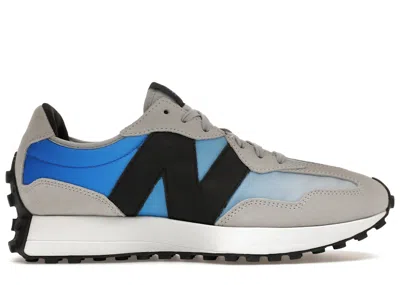 Pre-owned New Balance Men's  327 Sneakers In Light Aluminum/cobalt Blue