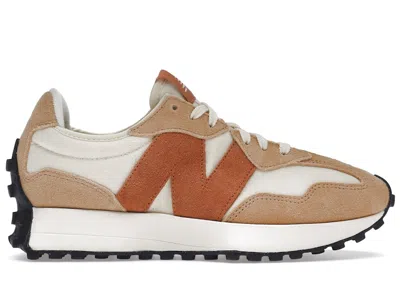 Pre-owned New Balance Men's  327 Sneakers In Macadamia Nut/sweet Caramel In Brown