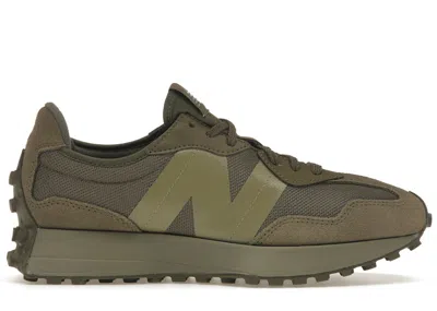 Pre-owned New Balance Men's  327 Sneakers In Military Green