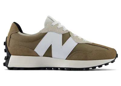 Pre-owned New Balance Men's  327 Sneakers In Mushroom/white In Multi