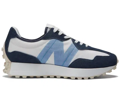 Pre-owned New Balance Men's  327 Sneakers In Natural Indigo/serene Blue