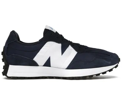 Pre-owned New Balance Men's  327 Sneakers In Navy Blue/white In Multi