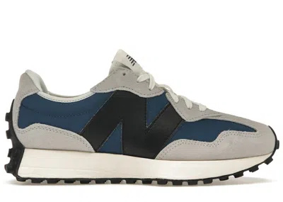 Pre-owned New Balance Men's  327 Sneakers In Rain Cloud/blue/black