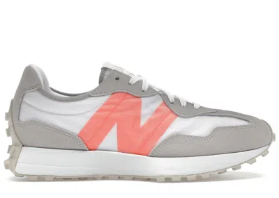 Pre-owned New Balance Men's  327 Sneakers In Rain Cloud/vibrant Orange