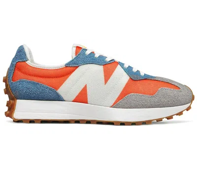 Pre-owned New Balance Men's  327 Sneakers In Red/navy Blue/grey In Multi
