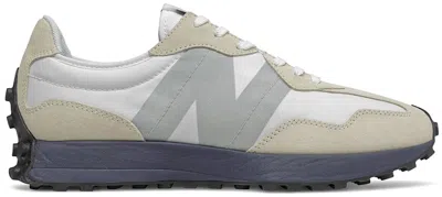Pre-owned New Balance Men's  327 Sneakers In White/navy Blue/grey In Multi