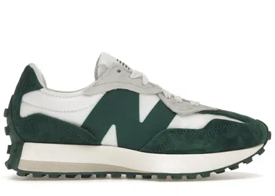 Pre-owned New Balance Men's  327 Sneakers In White/nightwatch Green In Multi