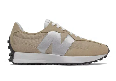 Pre-owned New Balance Men's  327 Tan Silver Sneakers In Incense/metallic Silver