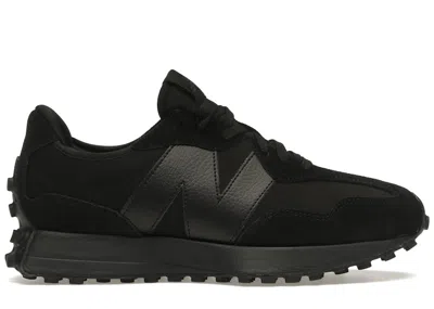 Pre-owned New Balance Men's  327 Triple Sneakers In Black