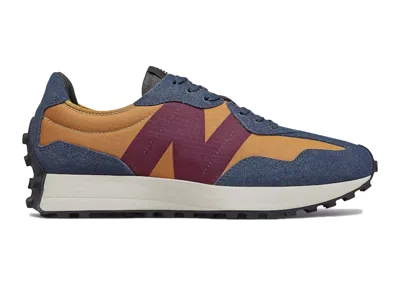 Pre-owned New Balance Men's  327 Workwear Sneakers In Natural Indigo/faded Workwear In Blue