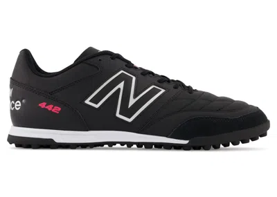 Pre-owned New Balance Men's  442 V2 Team Tf Sneakers In Black/white