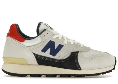 Pre-owned New Balance Men's  475 Aime Leon Dore Sneakers In White/red/blue