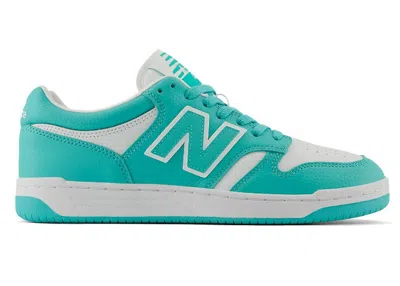 Pre-owned New Balance Men's  480 Sneakers In Airyteal/white