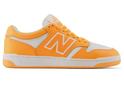 Pre-owned New Balance Men's  480 Sneakers In Hot Mango/white
