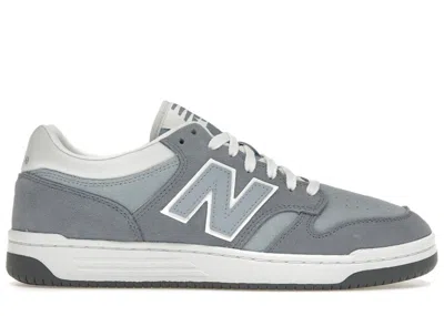 Pre-owned New Balance Men's  480 Sneakers In Lightin Arctic Grey/light Arctic Grey/quartz Grey In Gray