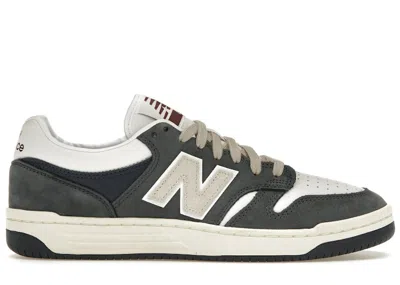 Pre-owned New Balance Men's  480 Sneakers In Navy Blue/white In Multi