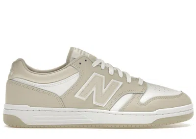 Pre-owned New Balance Men's  480 Sneakers In Timberwolf/white In Gray