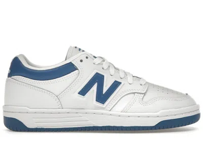 Pre-owned New Balance Men's  480 Sneakers In White/blue Agate In Multi