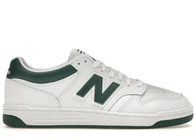 Pre-owned New Balance Men's  480 Sneakers In White/nightwatch Green