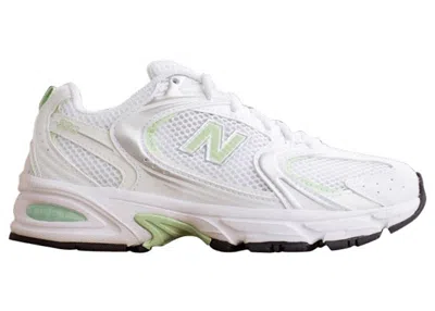 Pre-owned New Balance Men's  530 Asos Exclusive Sneakers In White/green