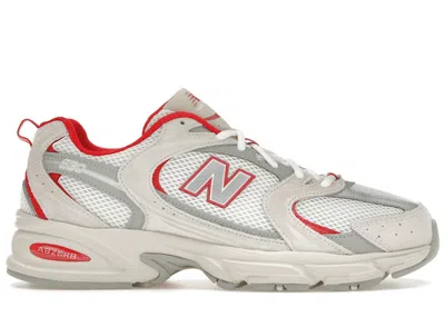 Pre-owned New Balance Men's  530 Sneakers In Beige/red In Multi