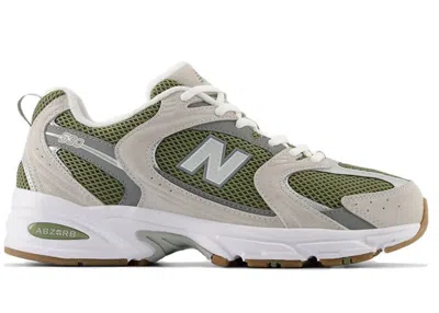 Pre-owned New Balance Men's  530 Sneakers In Dark Olivine/moonrock/shadow Grey