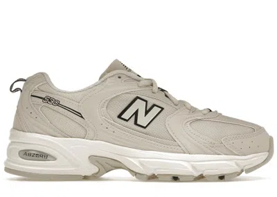 Pre-owned New Balance Men's  530 Sneakers In Ivory/white/black In Multi