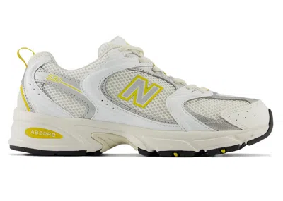 Pre-owned New Balance Men's  530 Sneakers In Metallic Yellow/white In Multi