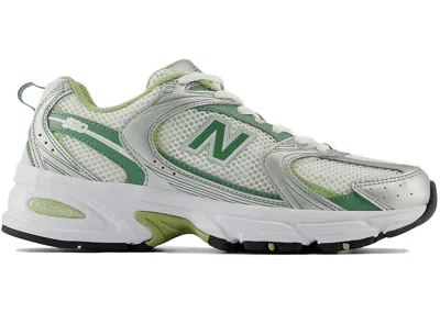 Pre-owned New Balance Men's  530 Sneakers In Reflection/silver Metallic/mallard Green In Multi