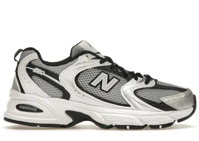 Pre-owned New Balance Men's  530 Sneakers In Silver/black/white In Multi