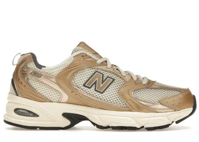 Pre-owned New Balance Men's  530 Sneakers In Turtledove/gold Metallic/magnet