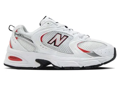 Pre-owned New Balance Men's  530 Sneakers In White/blast Red