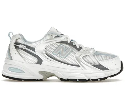 Pre-owned New Balance Men's  530 Sneakers In White/light Chrome/blue In Multi