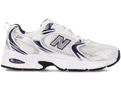 Pre-owned New Balance Men's  530 Sneakers In White/navy Blue
