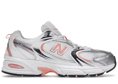 Pre-owned New Balance Men's  530 Sneakers In White/paradise Pink In Multi