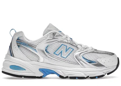 Pre-owned New Balance Men's  530 Sneakers In White/sky Blue