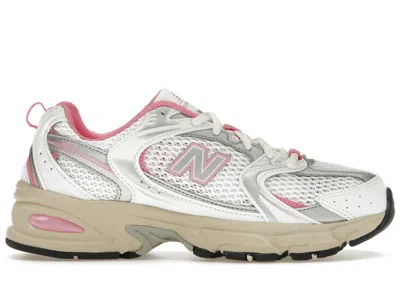 Pre-owned New Balance Men's  530 Vintage Sneakers In White/pink