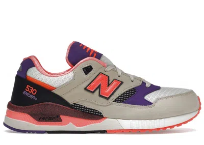 Pre-owned New Balance Men's  530 West Nyc Project 530 Sneakers In Grey/red/purple In Multi