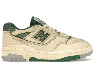 Pre-owned New Balance Men's  550 Aime Leon Dore Masaryk Community Gym Green Sneakers In Dawn Glow/classic Pine