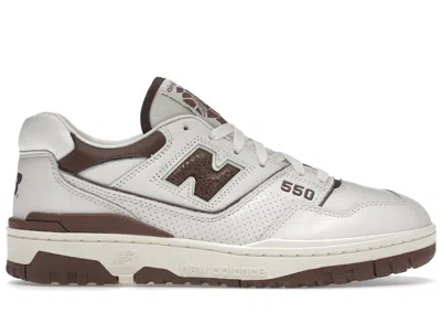 Pre-owned New Balance Men's  550 Aime Leon Dore Sneakers In White/brown