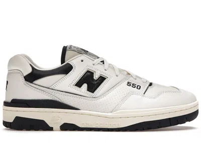 Pre-owned New Balance Men's  550 Aime Leon Dore Sneakers In White/navy Blue In Multi