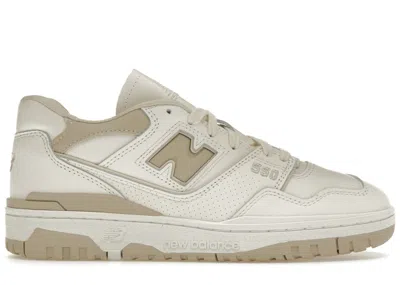 Pre-owned New Balance Men's  550 Beige Sneakers In Sea Salt/timberwolf/alabaster In Multi