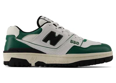 Pre-owned New Balance Men's  550 Golf Sl Black Sneakers In White/green In Multi