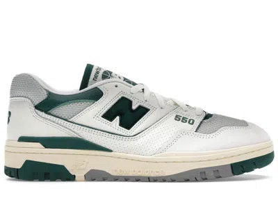 Pre-owned New Balance Men's  550 Pack Sneakers In Sea Salt/marsh Green